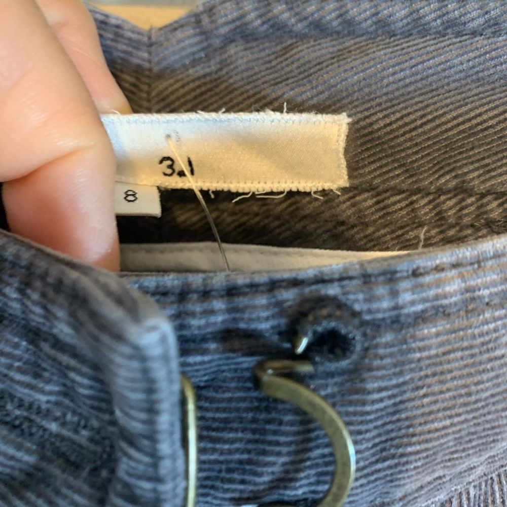 3.1 Phillip Lam gray corduroy pants size 8‎ - Picture 4 of 12